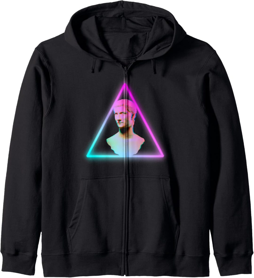 Griechische Statue Produkt Ästhetische Vaporwave 80er Kunst Kapuzenjacke