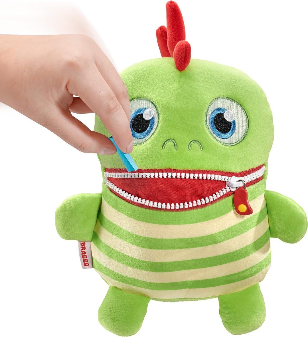 Schmidt Spiele 42677 Sorgenfresser, Draggo, 23 cm, Edition Boogie Woogies, Plüschfigur, Draggo
