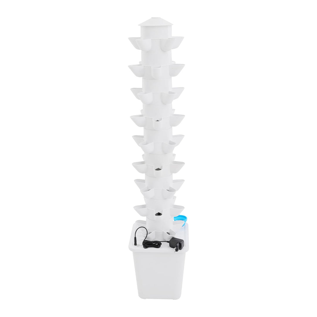 Hydroponischer Anbau Mechanismus Hydroponischer Anbau Kit, 9 Etagen Turm Anbau Mechanismus 45-Pod Hy