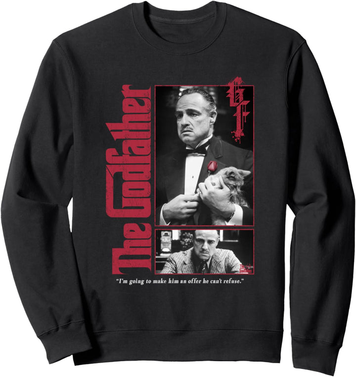 The Godfather Don Vito Offer Classic Quote Poster Sweatshirt