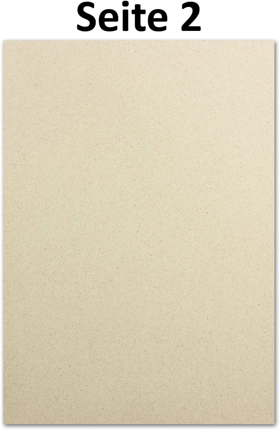 50x ÖKO Briefpapier aus Graspapier DIN A4 - Recycling Papier 160 g/m² - Umwelt Bastelpapier für Einl