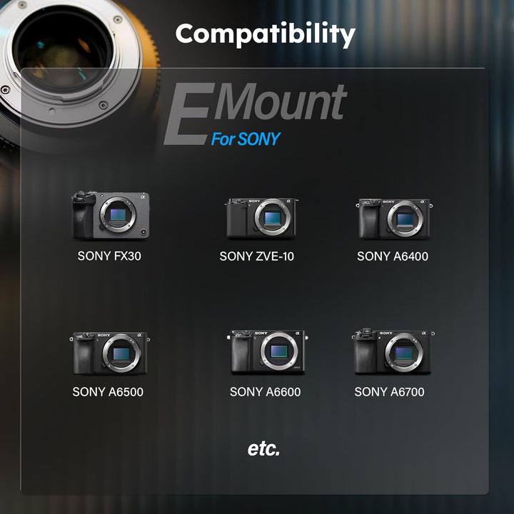 SIRUI 75mm T2.9 1.6X Anamorphotisches Vollformat Prime Objektiv Objektive Lens Lenses(E-Mount), 75mm