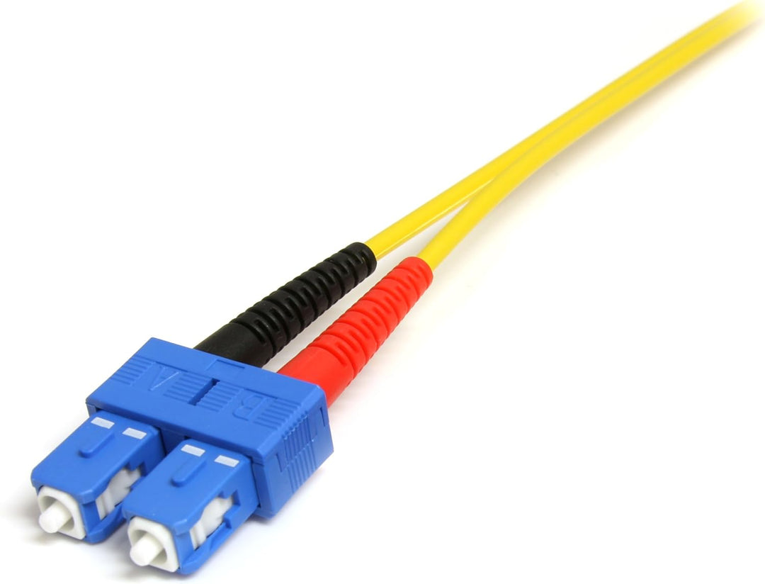 StarTech.com 10m Single Mode 9/125 Duplex LSZH LC auf SC OS1 LWL / Glasfaser-Netzwerkkabel, Gelb 30