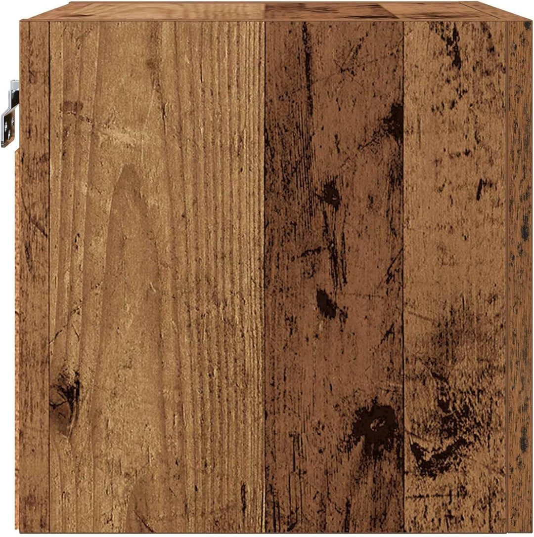 vidaXL TV-Schränk Altholz 30,5 x 30 x 30 cm Holzwerkstoff, Moderner Medienstand, rechteckiges Lowboa