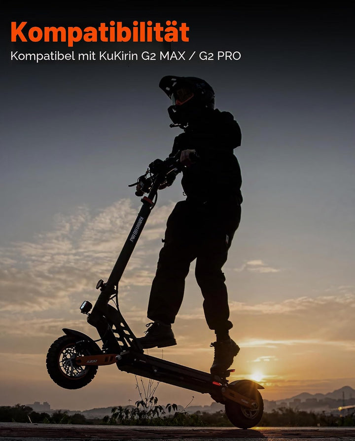 140mm Scooter-Bremsscheibenbremsbelag 6 Löcher Rund Kompatibel mit Kukirin G2 MAX / G2 PRO KickScoot