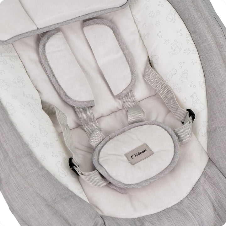 Svaie Babywippe elektrisch Babyschaukel bis 9 kg mit Fernbedienung Bluetooth 5 Schaukelstufen Batter