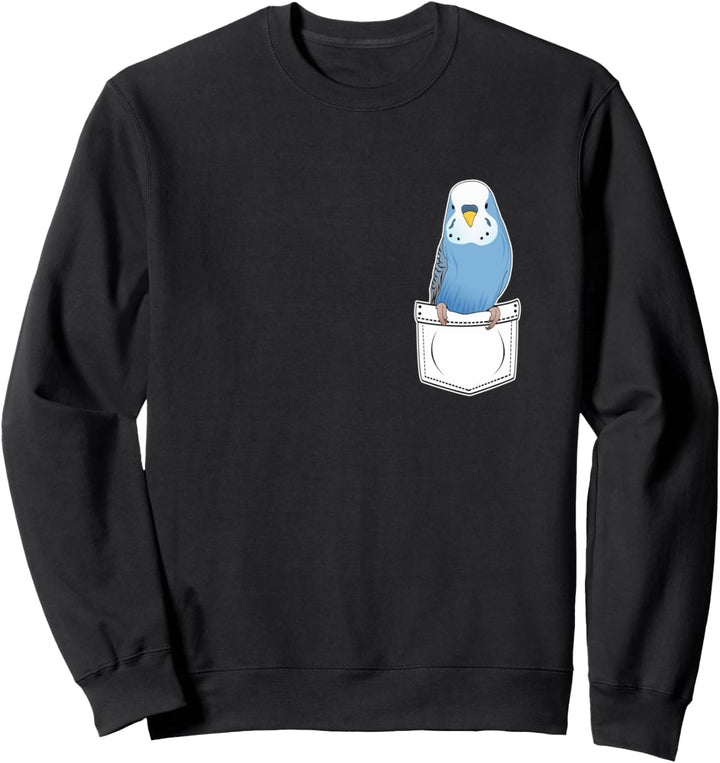 Wellensittich-Tasche für Haustiere, Wellensittich, Geschenk für Männer, Frauen, Kinder Sweatshirt