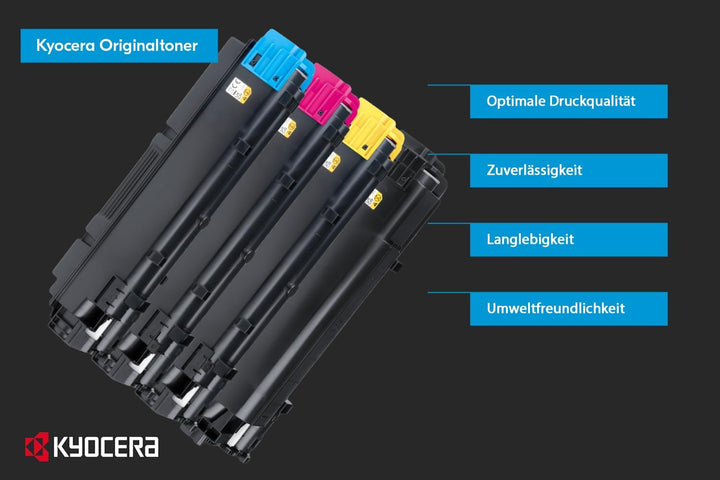 Kyocera TK-3190 Schwarz inkl. Resttonerbehälter. Original Toner-Kartusche 1T02T60NL1. Kompatibel für