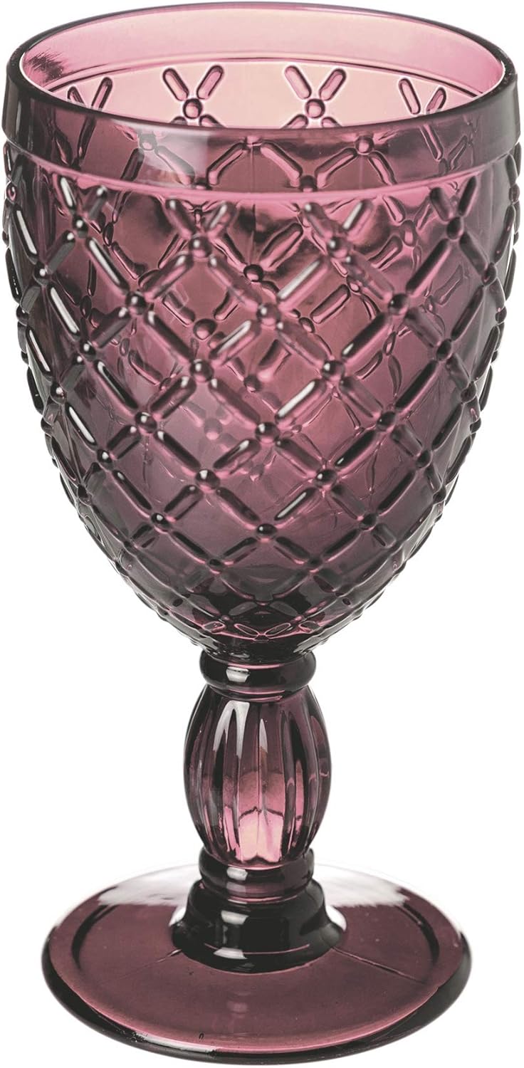 Villa d’Este Home Tivoli 5907722 Castle Weingläser-Set, 280 ml, aus Glas, 6 Stück