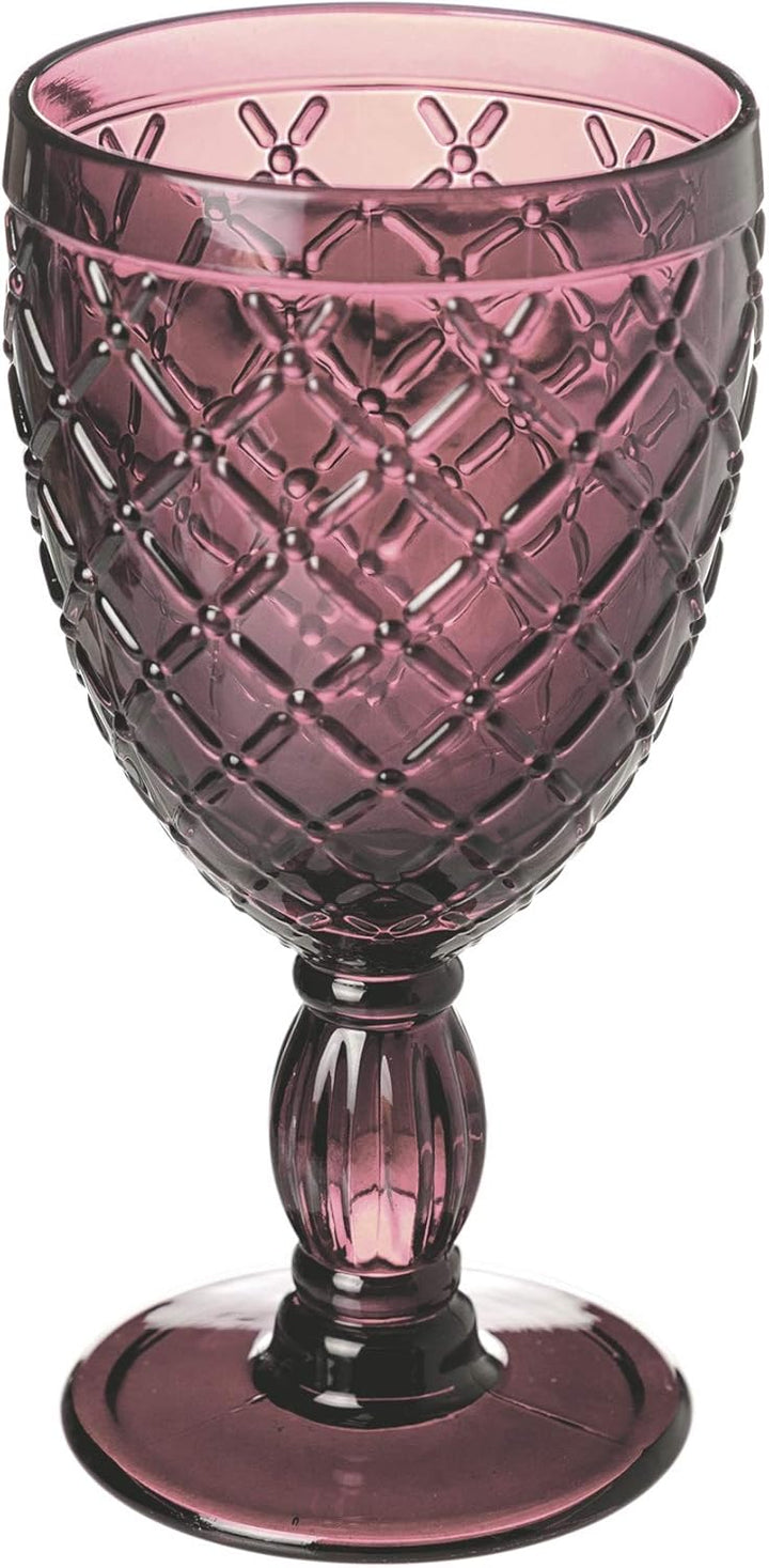 Villa d’Este Home Tivoli 5907722 Castle Weingläser-Set, 280 ml, aus Glas, 6 Stück
