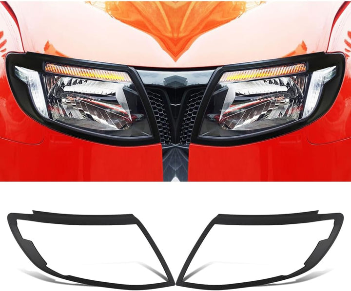 JHCHAN Scheinwerferabdeckung für Ford Ranger 2012-2014 T6 Wildtrak XL XLT Limited Tremor Scheinwerfe