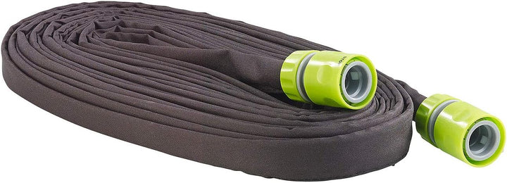 Royal Gardineer Tröpfchenschlauch: Perlschlauch Eco 12m 4er-Pack (Perlschlauch flach, Heckenschläuch