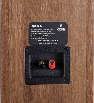 Davis Acoustics Ariane 5 Walnuss (Walnut) – Spalte 3 Wege / 3 Lautsprecher – 1 Stück