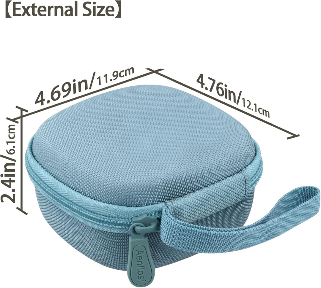 Aenllosi Hart Tasche Hülle für Bose SoundLink Micro Bluetooth Lautsprecher, Nur Tasche (SteinBlau),