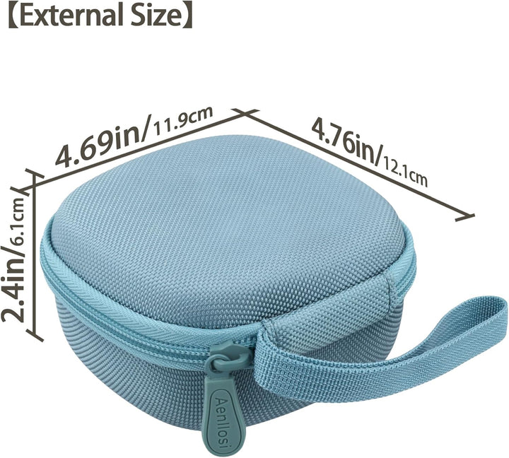 Aenllosi Hart Tasche Hülle für Bose SoundLink Micro Bluetooth Lautsprecher, Nur Tasche (SteinBlau),
