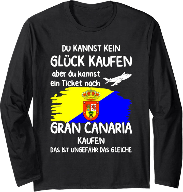 Ein Ticket nach Gran Canaria kaufen Gran Canaria Urlaub Langarmshirt