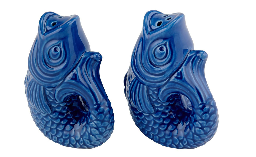 Gift Company Salz- und Pfefferstreuerset Monsieur Carafon 2-TLG, Steingut, Azure, 9 cm, 1096601070