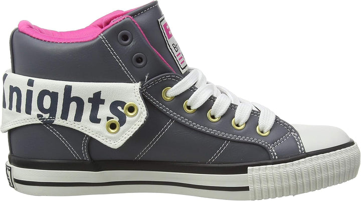 British Knights Mädchen Roco Sneaker 39 EU Dk Grey Fuchsia, 39 EU Dk Grey Fuchsia