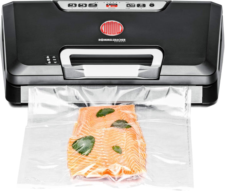 ROMMELSBACHER Elektrische Nudelmaschine PM 220 – bis zu 800 g & Vakuumierer VAC 485-Absaugleistung 1