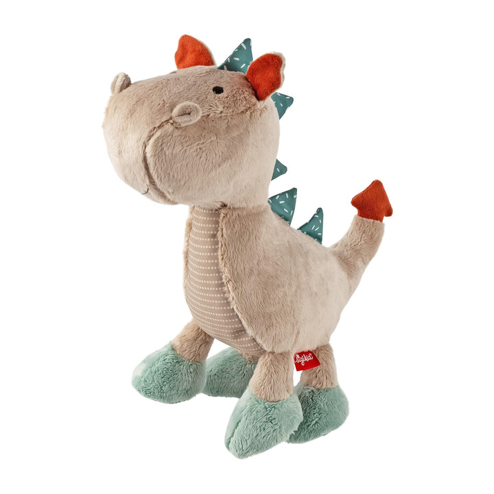 sigikid 43273 Drache Patchwork Sweety, Plüsch, Kuscheltier, Stofftier, kuschelweich, Trendfarben, ab