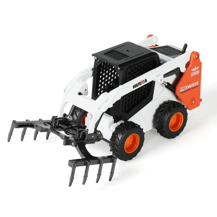 Bagger Spielzeug, 1/50 Kinder 2-in-1 Modell (Gabelstapler), Gabelstapler