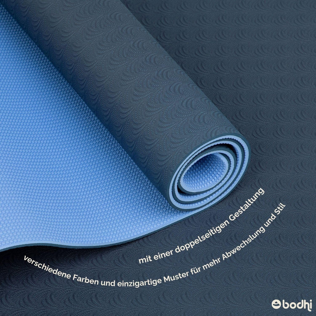 Yogamatte LOTUS PRO, auch für Gymnastik, Pilates und Fitness, weiche und rutschfeste TPE Matte, hypo