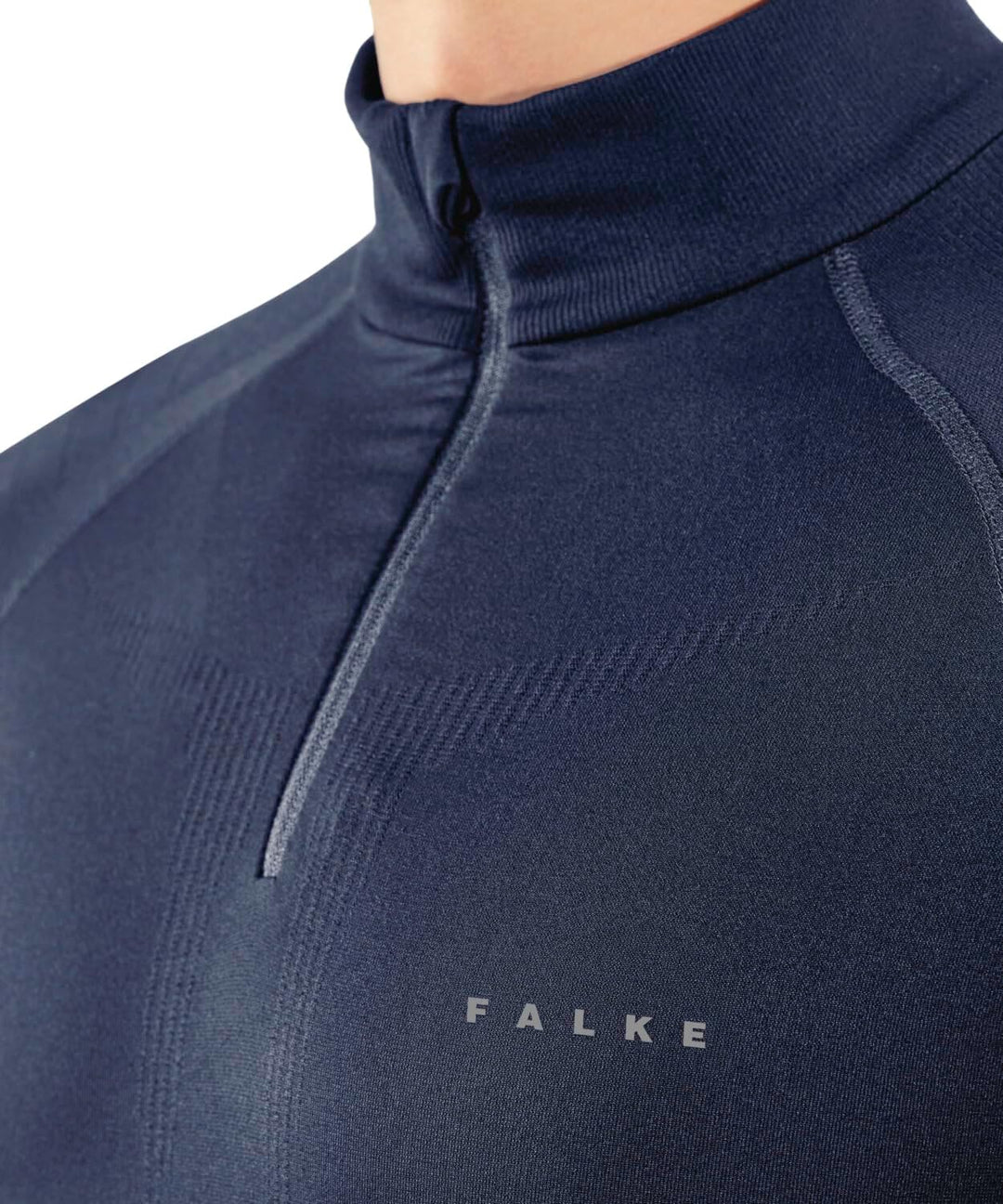 FALKE Herren Maximum Warm High Zip Neck Funktionsshirt Langarm kalte bis sehr kalte Temperaturen Fun
