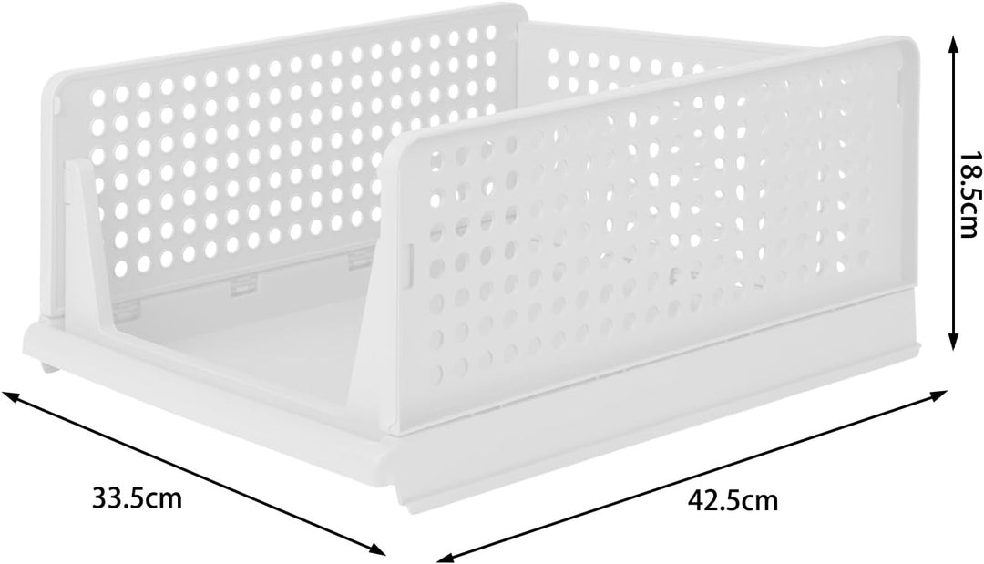 Set mit 5 Organizer-Boxen für Schränke, Organizer für faltbare Schubladen und Bekleidungsaufbewahrun