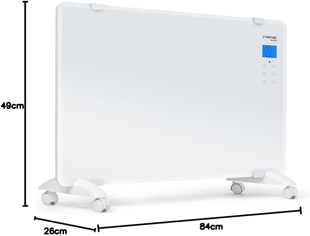 TROTEC Heizlüfter energiesparend TCH 2010 E – Heizleistung 1000 W / 2000 W – Elektrische Heizung mit
