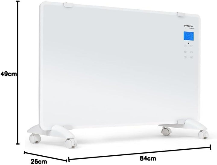 TROTEC Heizlüfter energiesparend TCH 2010 E – Heizleistung 1000 W / 2000 W – Elektrische Heizung mit