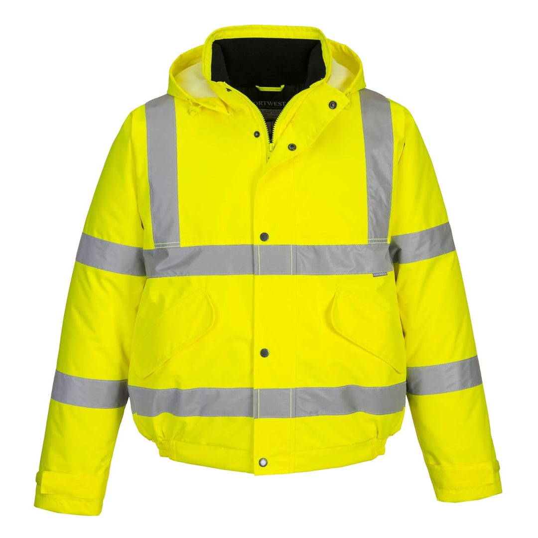 Portwest Bomberjacke mit Reflexstreifen Leuchtend gelb XXS, XXS