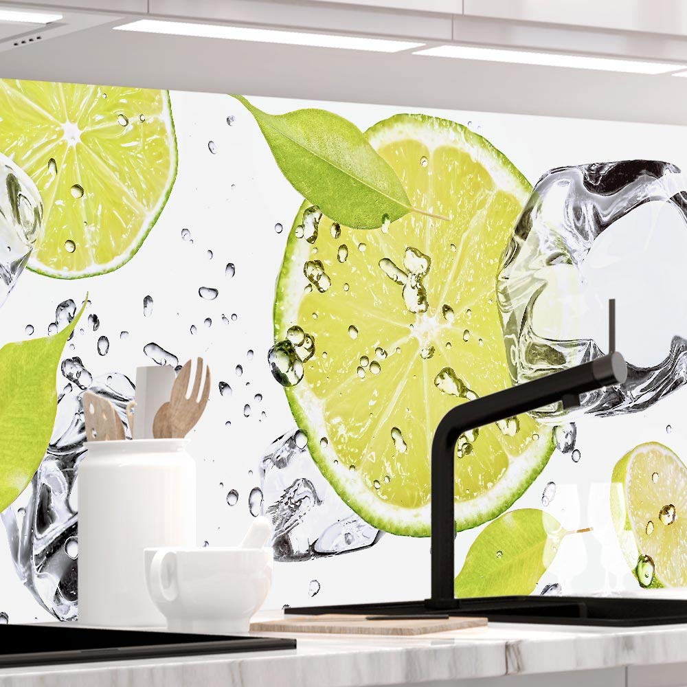 StickerProfis Küchenrückwand selbstklebend Pro LIMETTEN UND EIS 60 x 280cm DIY - Do It Yourself PVC