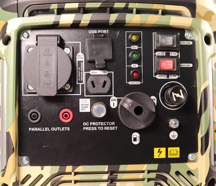 WELDINGER G 2000 Inverter Flüster-Generator 2000 W Gewicht 21,5 kg nur 59 dba 5 Jahre