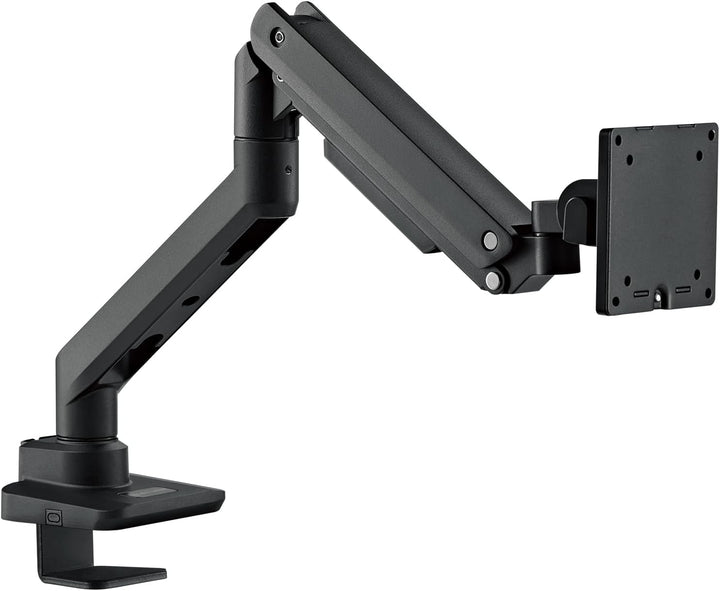 Silverstone ARM14B- Monitorarm für einzelnen Monitor mit Hochleistungs-Gasfederdesign und vielseitig