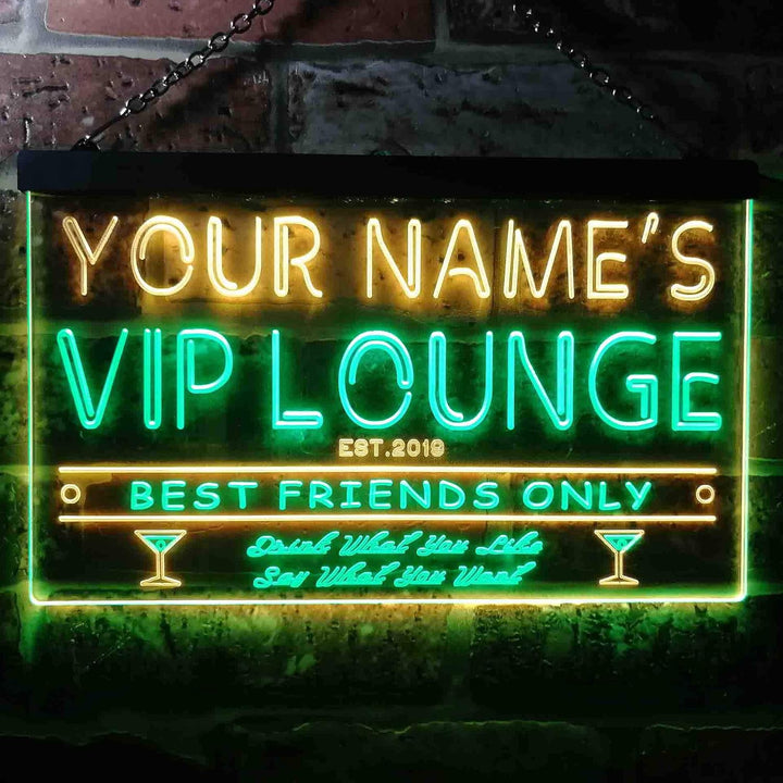 Personalized Your Name Est Year Theme VIP Lounge Bar Club Pub Dual Color LED Barlicht Neonlicht Lich