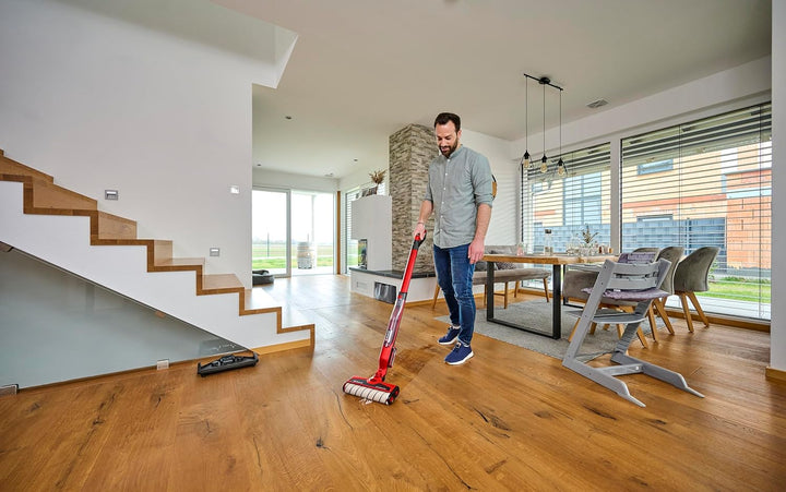 Einhell Akku-Hartbodenreiniger CLEANEXXO Power X-Change (18 V, 290 mm Bürstenwalze, BOOST-Modus, Sel