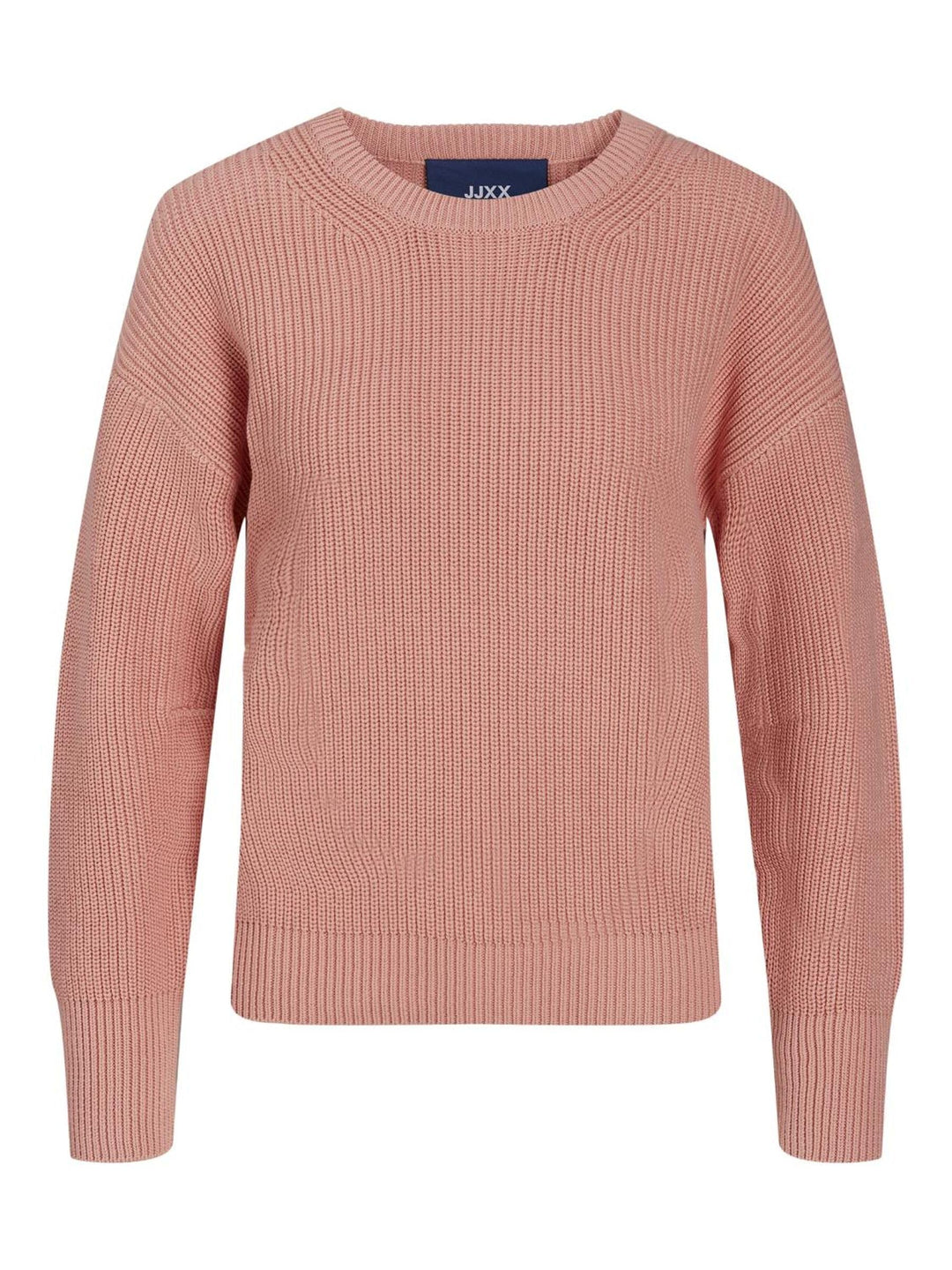 JDY Damen Jjxx Jxmila Ls Twist Crew Neck Knit Noos M Coral Haze, M Coral Haze