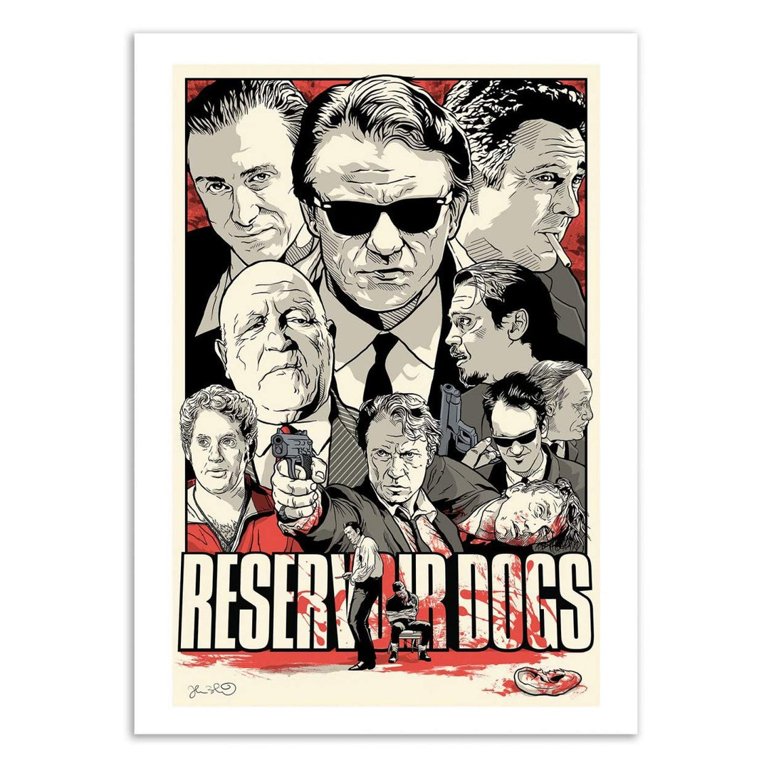 Wall Editions Art-Poster - Reservoir Dogs - Joshua Budich