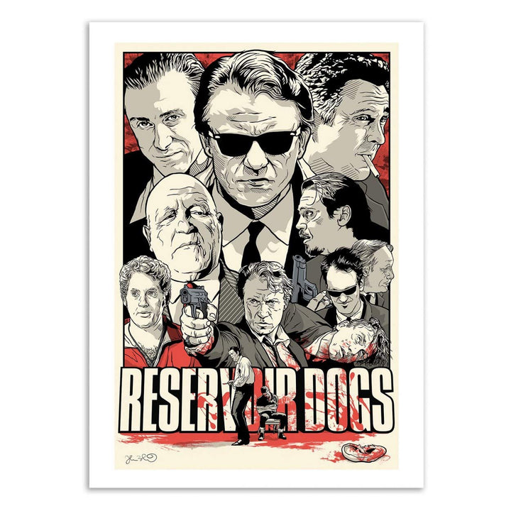 Wall Editions Art-Poster - Reservoir Dogs - Joshua Budich