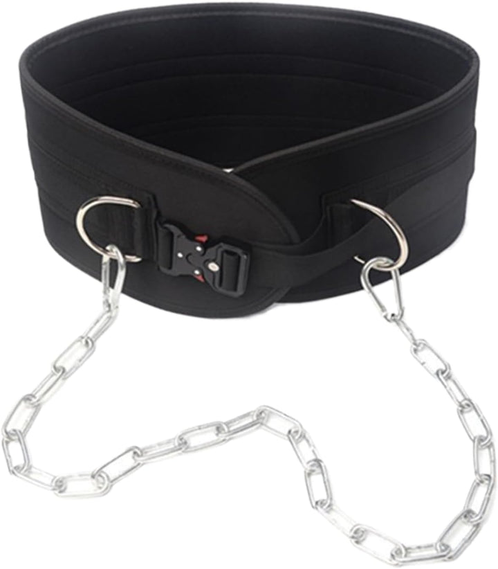 Gewichtsgurt Für Klimmzüge, Robustes Dip-Belt für Krafttraining, Doppel D-Ring Rückengurt Trainingsz