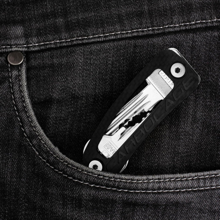 CARBOCAGE KEYCAGE - Key Organizer Carbon - Schlüsselorganizer - Schlüsselbund bis zu 14 Schlüssel