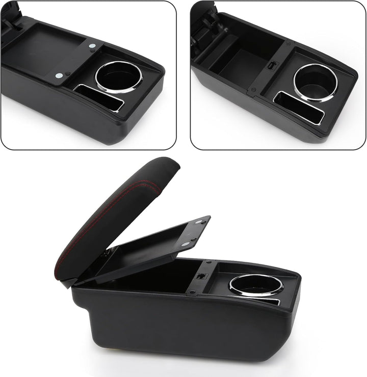 YJYWZH Compatible with Seat Ibiza 6j Armlehnen Ibiza 4 IV 2008-2016 Armlehnen Auto Mittelkonsole Auf