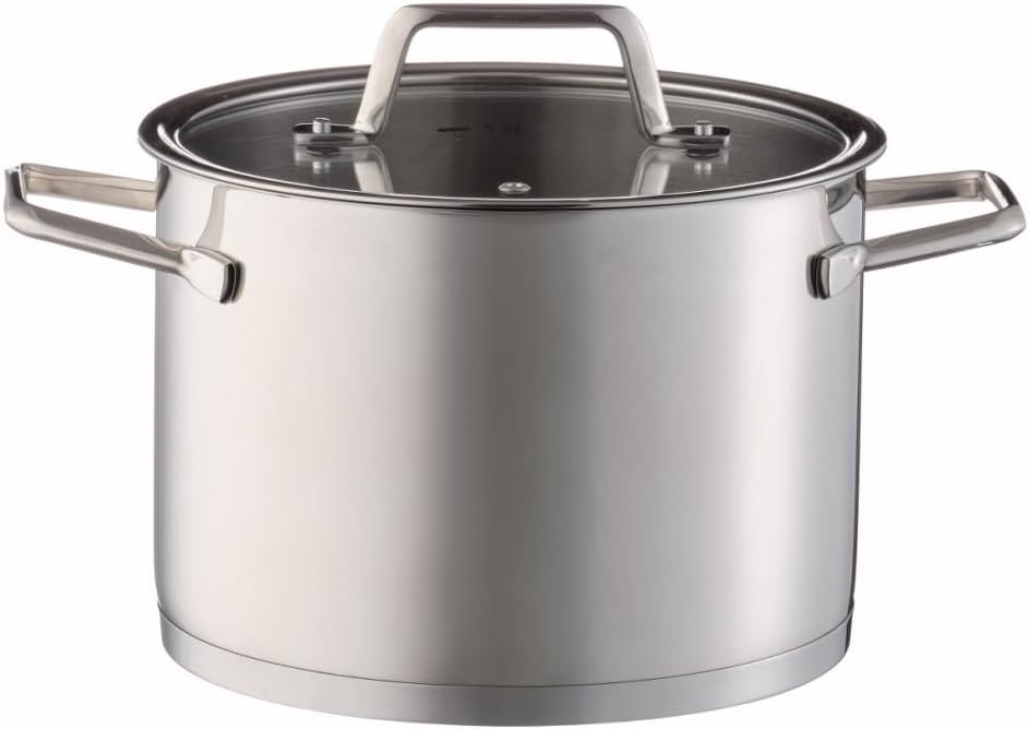 Brandani 51122 Topf-Set, 8-teilig, Edelstahl