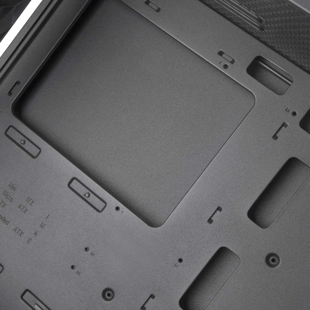 SilverStone Technology SST-SEA1SB-G - SETA A1 Mid-Tower ATX Computer Gehäuse, Seitenteil aus gehärte