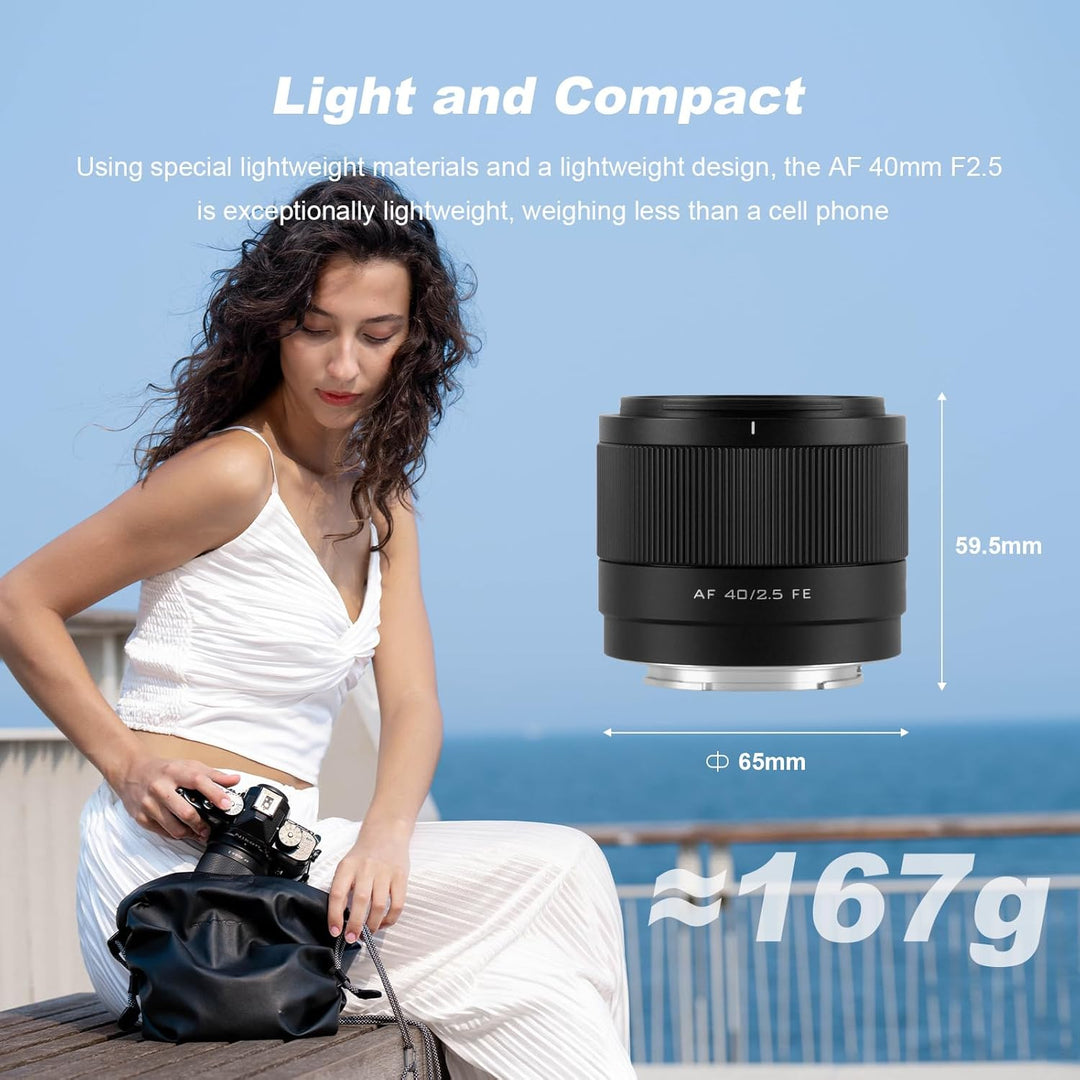 VILTROX 40mm F2.5 STM Full-Frame Autofokus Objektive für Sony E Mount Kamera Objektive Standard Came