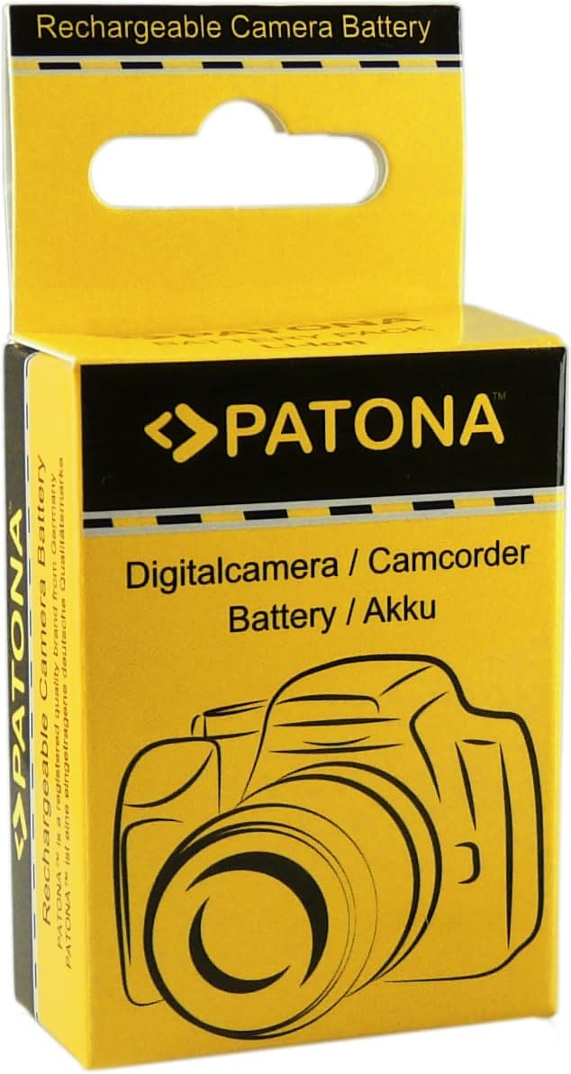 PATONA Akku LP-E4 Kompatibel mit Canon EOS 1Ds Mark III, 1D Mark III/IV