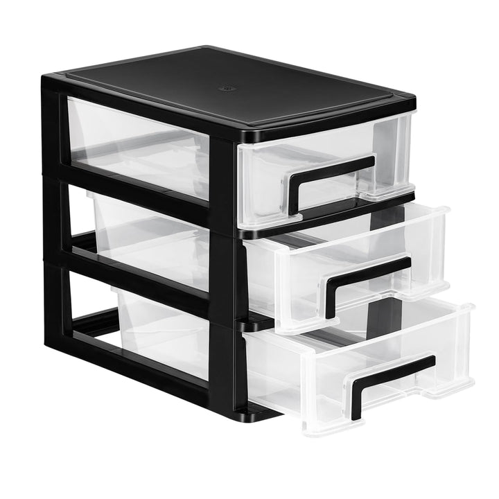 IMIKEYA Schreibtisch Organizer mit Schubladen - Klein Desk Schubladenbox Lagerung Schublade Multi-Sc