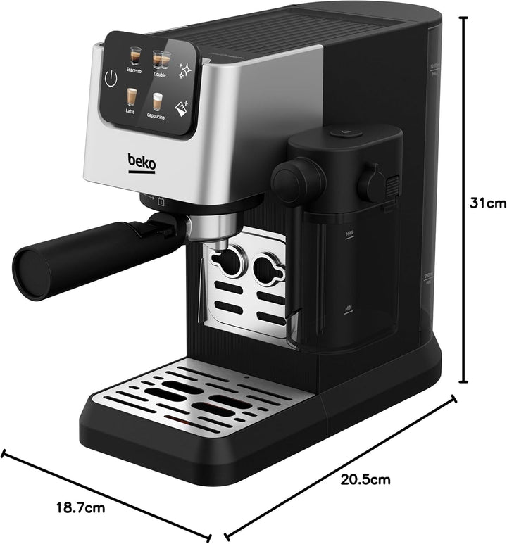 Beko Express-Maschine CEP5304X 1628 W Noir et Argent