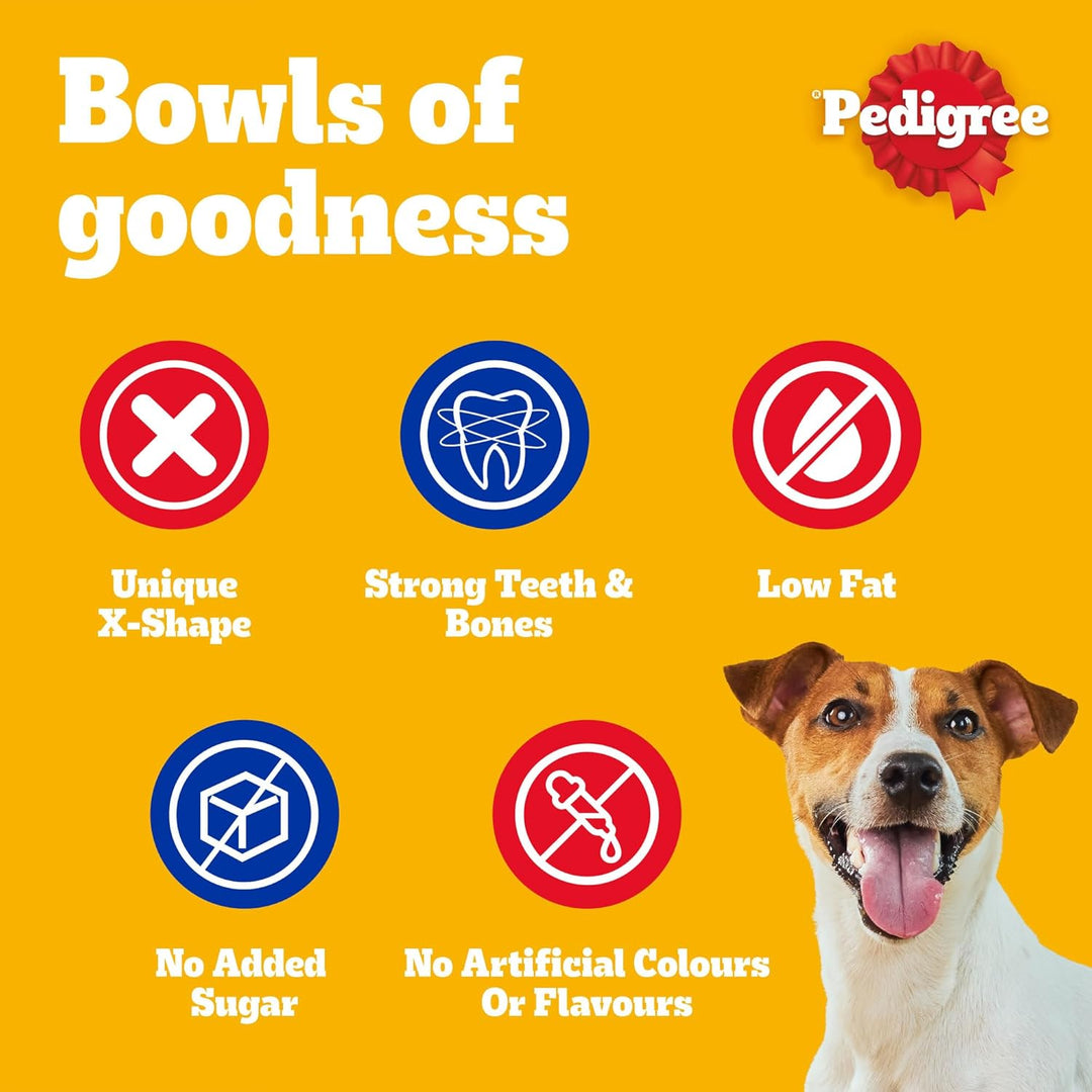 Pedigree Dentastix Leckerli für Hunde Kleiner Rassen 45g, 18 Stück
