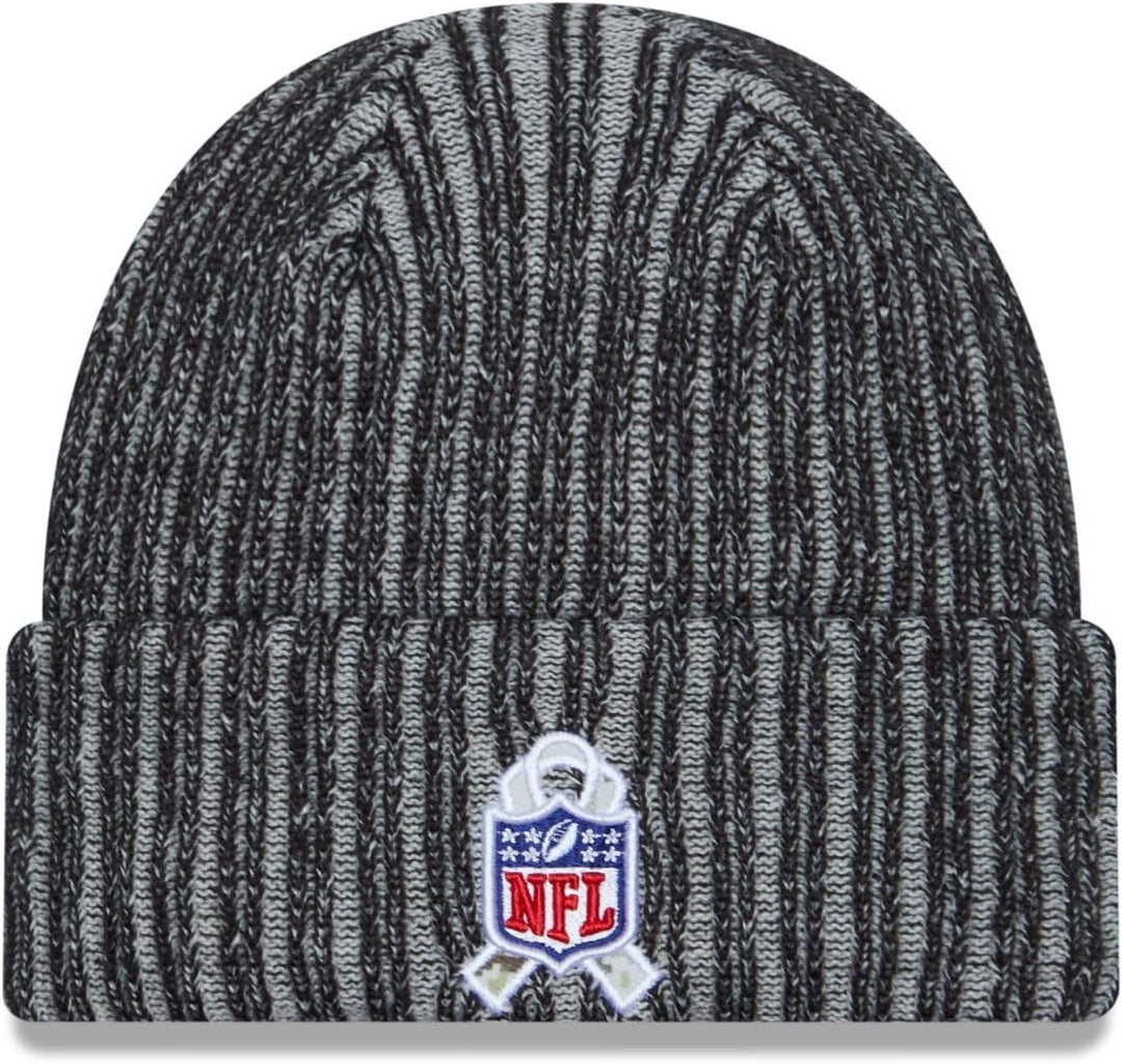 New Era Salute to Service Beanie American Football Wintermütze NFL 2023 USA Teamlogo schwarz 